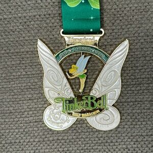 Disney Run 2016 Tinkerbell Spinner Medal Half Marathon Disneyland Resort